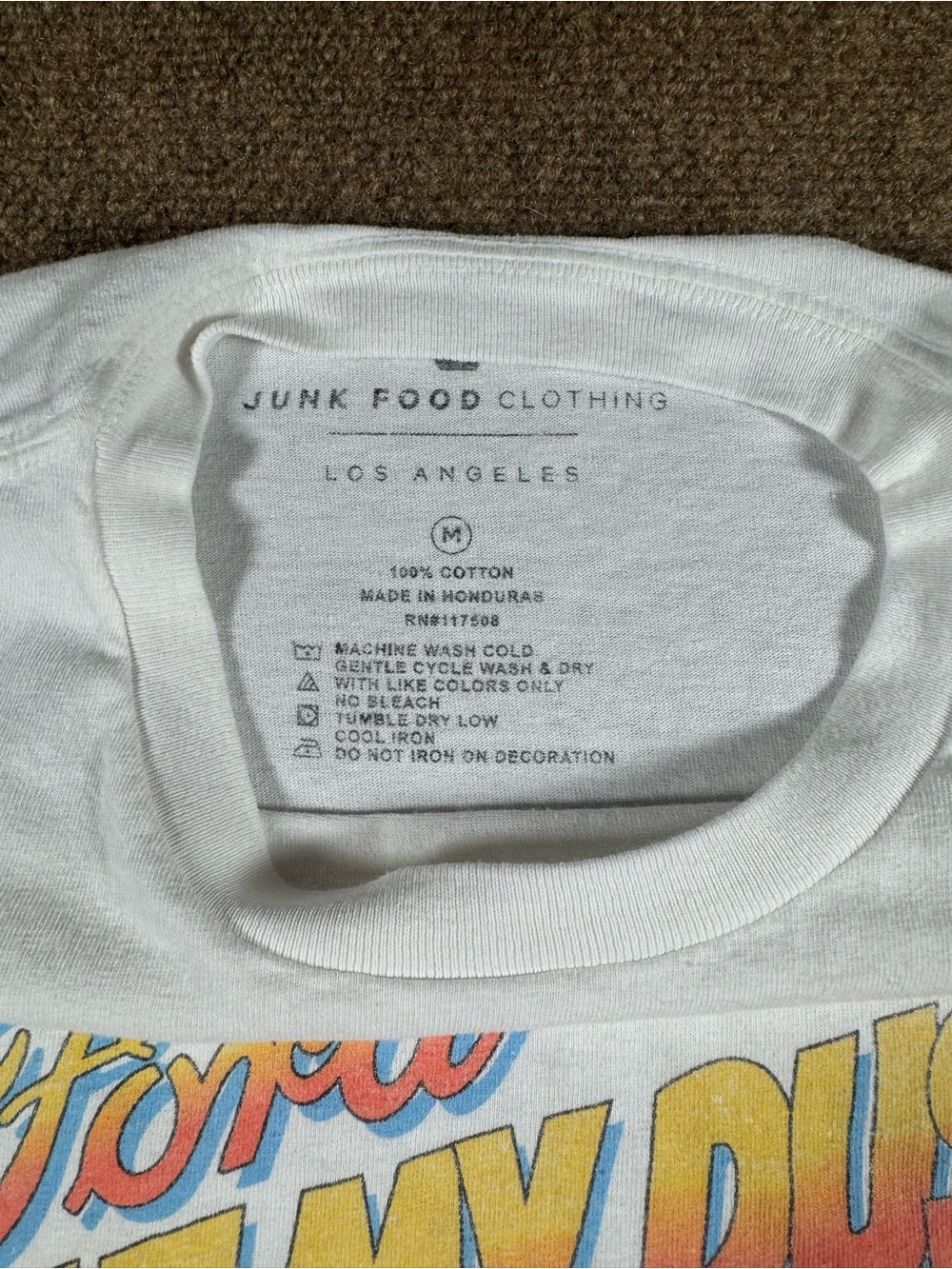 Junk Food UO Ford Eat My Dust Mustang Graphic Size Medium Women's T Shirt Cotton - Picture 6 of 7